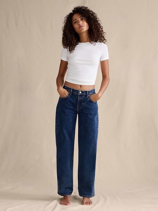 Banana Republic Denim - Banana Republic Mid-Rise Loose Stovepipe Jeans